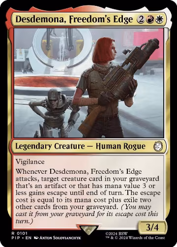 Desdemona, Freedom's Edge (101), Universes Beyond: Fallout — Magic card price