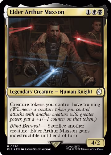 Elder Arthur Maxson (Surge Foil) (630), Universes Beyond: Fallout — Magic card price