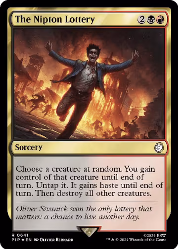 The Nipton Lottery (Surge Foil) (641), Universes Beyond: Fallout — Magic card price