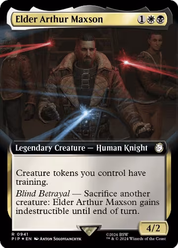 Elder Arthur Maxson (Extended Art) (Surge Foil) (941), Universes Beyond: Fallout — Magic card price
