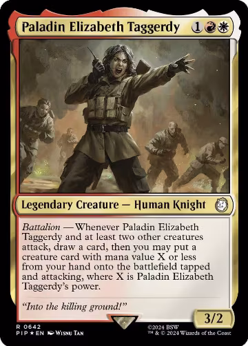 Paladin Elizabeth Taggerdy (Surge Foil) (642), Universes Beyond: Fallout — Magic card price