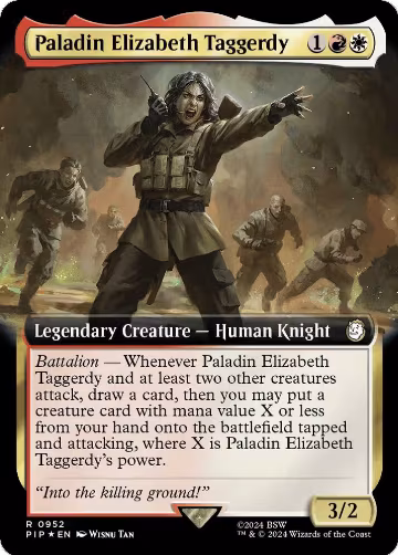Paladin Elizabeth Taggerdy (Extended Art) (Surge Foil) (952), Universes Beyond: Fallout — Magic card price