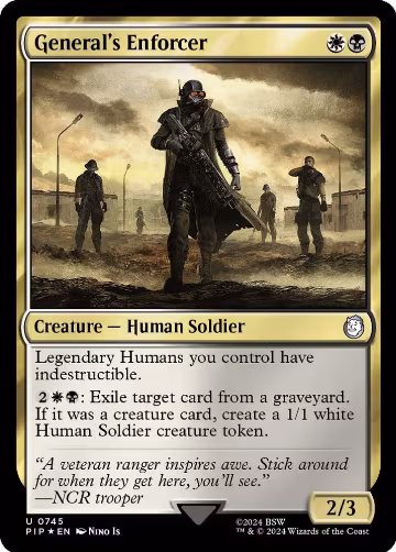 General's Enforcer (Surge Foil) (745), Universes Beyond: Fallout — Magic card price