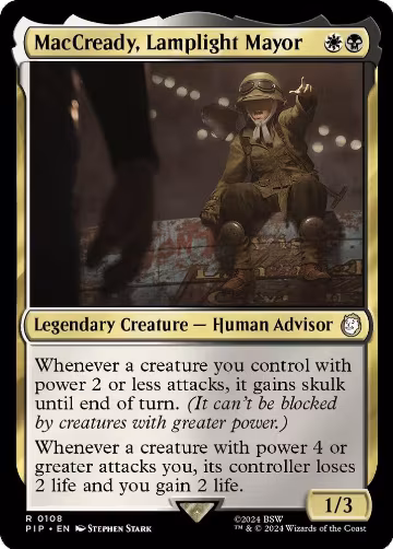 MacCready, Lamplight Mayor (108), Universes Beyond: Fallout — Magic card price