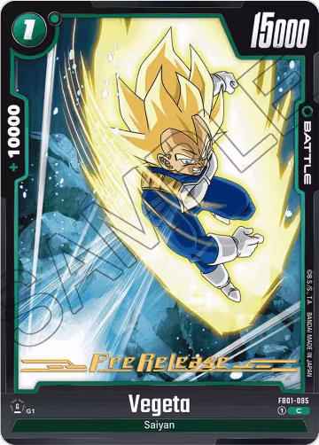 Vegeta - FB01-095 (FB01-095), Awakened Pulse Pre-Release Cards — DB Fusion card price