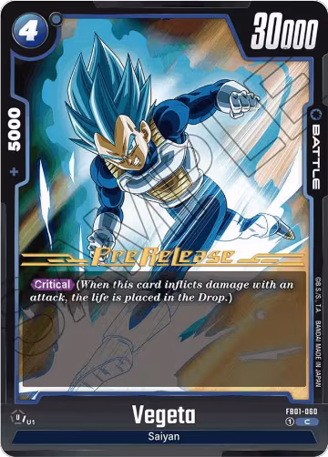 Vegeta - FB01-060 (FB01-060), Awakened Pulse Pre-Release Cards — DB Fusion card price