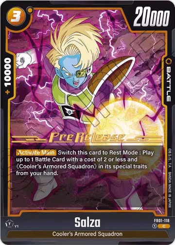 Salza - FB01-118 (FB01-118), Awakened Pulse Pre-Release Cards — DB Fusion card price