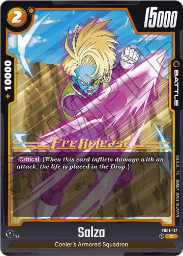Salza - FB01-117 (FB01-117), Awakened Pulse Pre-Release Cards — DB Fusion card price