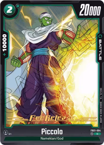 Piccolo - FB01-094 (FB01-094), Awakened Pulse Pre-Release Cards — DB Fusion card price