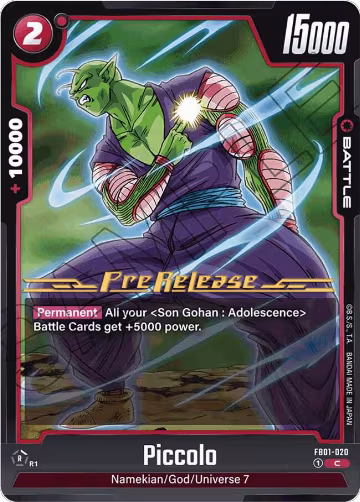 Piccolo - FB01-020 (FB01-020), Awakened Pulse Pre-Release Cards — DB Fusion card price