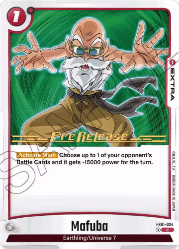 Mafuba (FB01-034), Awakened Pulse Pre-Release Cards — DB Fusion card price