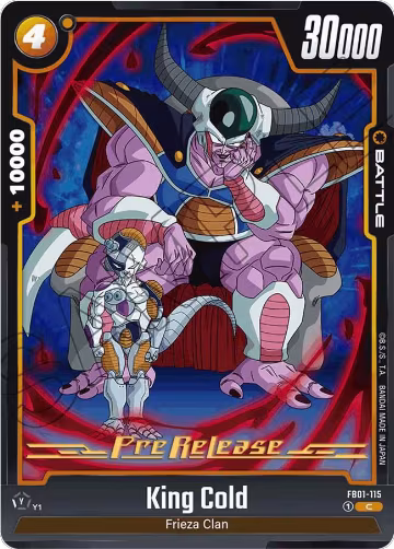 King Cold (FB01-115), Awakened Pulse Pre-Release Cards — DB Fusion card price