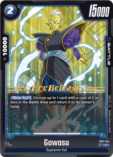Gowasu - FB01-041 (FB01-041), Awakened Pulse Pre-Release Cards — DB Fusion card price