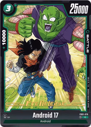 Android 17 - FB01-076 (FB01-076), Awakened Pulse Pre-Release Cards — DB Fusion card price