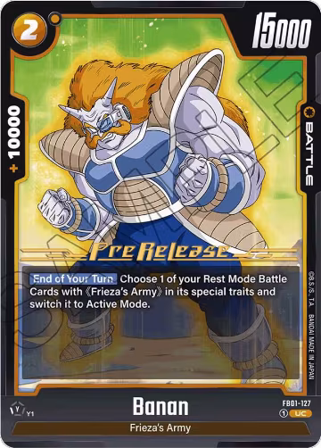 Banan (FB01-127), Awakened Pulse Pre-Release Cards — DB Fusion card price