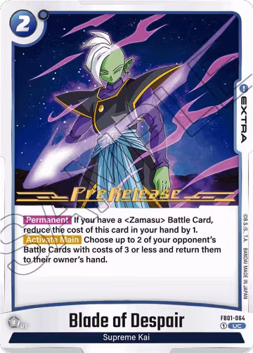 Blade of Despair (FB01-064), Awakened Pulse Pre-Release Cards — DB Fusion card price