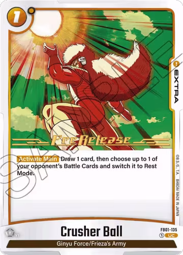 Crusher Ball (FB01-135), Awakened Pulse Pre-Release Cards — DB Fusion card price