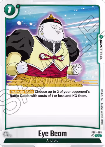 Eye Beam (FB01-099), Awakened Pulse Pre-Release Cards — DB Fusion card price