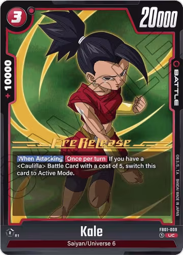 Kale (FB01-009), Awakened Pulse Pre-Release Cards — DB Fusion card price