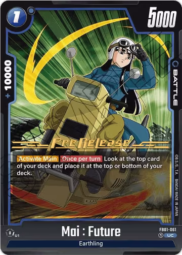 Mai : Future - FB01-061 (FB01-061), Awakened Pulse Pre-Release Cards — DB Fusion card price