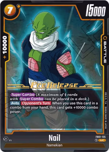 Nail (FB01-125), Awakened Pulse Pre-Release Cards — DB Fusion card price