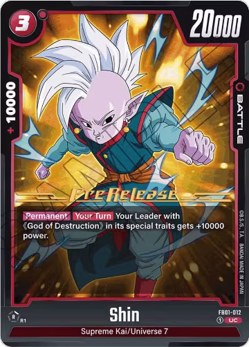 Shin (FB01-012), Awakened Pulse Pre-Release Cards — DB Fusion card price