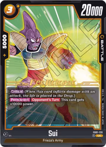 Sui (FB01-120), Awakened Pulse Pre-Release Cards — DB Fusion card price