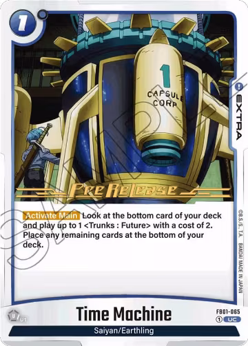 Time Machine (FB01-065), Awakened Pulse Pre-Release Cards — DB Fusion card price