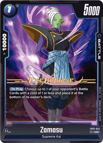 Zamasu - FB01-042 (FB01-042), Awakened Pulse Pre-Release Cards — DB Fusion card price