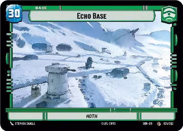 Echo Base (024/252), Spark of Rebellion — Star Wars card price
