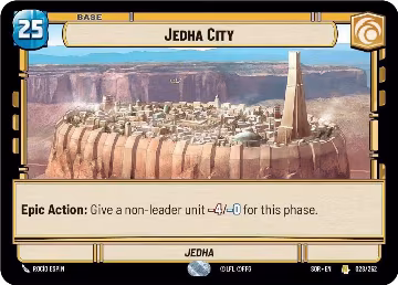 Jedha City (028/252), Spark of Rebellion — Star Wars card price