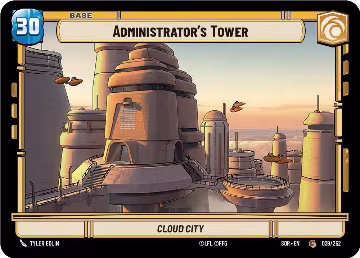 Administrator's Tower (029/252), Spark of Rebellion — Star Wars card price