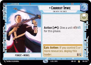 Chirrut Imwe - One With The Force (004/252), Spark of Rebellion — Star Wars card price