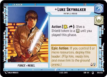 Luke Skywalker - Faithful Friend (005/252), Spark of Rebellion — Star Wars card price