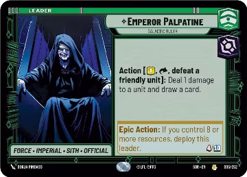 Emperor Palpatine - Galactic Ruler (006/252), Spark of Rebellion — Star Wars card price