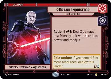 Grand Inquisitor - Hunting the Jedi (011/252), Spark of Rebellion — Star Wars card price