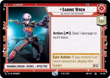 Sabine Wren - Galvanized Revolutionary (014/252), Spark of Rebellion — Star Wars card price
