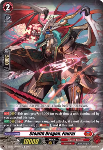 Stealth Dragon, Fuurai (D-SS09/007EN), D-SS09: Special Series 09 Stride Deckset -Shiranui- — Vanguard card price