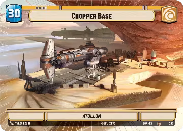 Chopper Base (Hyperspace) (296), Spark of Rebellion — Star Wars card price