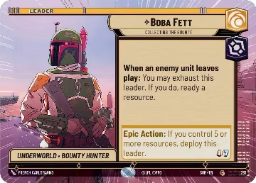 Boba Fett - Collecting the Bounty (Hyperspace) (281), Spark of Rebellion — Star Wars card price