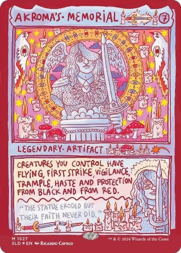 Akroma's Memorial (Rainbow Foil) (1527), Secret Lair Drop Series — Magic card price