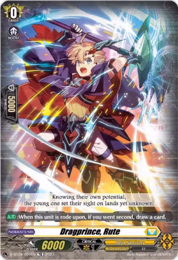 Dragprince, Rute (D-SS10/004EN), D-SS10: Special Series 10 Stride Deckset -Luard- — Vanguard card price