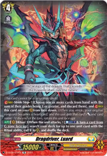 Dragdriver, Luard (D-SS10/018EN) (D-SS10/018EN), D-SS10: Special Series 10 Stride Deckset -Luard- — Vanguard card price