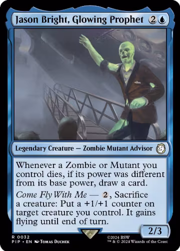 Jason Bright, Glowing Prophet (32), Universes Beyond: Fallout — Magic card price