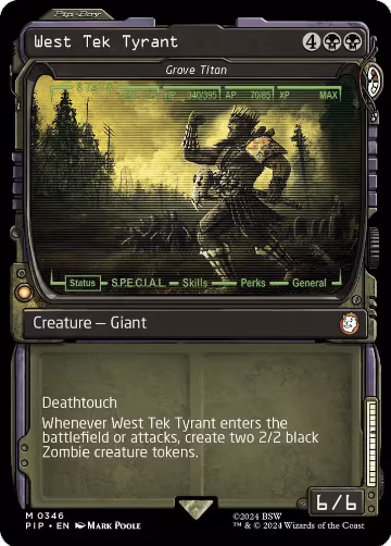West Tek Tyrant - Grave Titan (Showcase) (346), Universes Beyond: Fallout — Magic card price