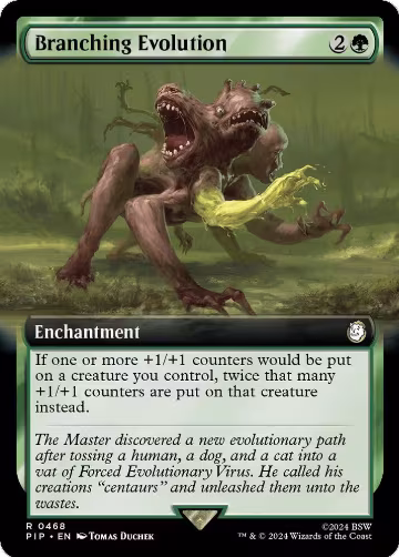 Branching Evolution (Extended Art) (468), Universes Beyond: Fallout — Magic card price
