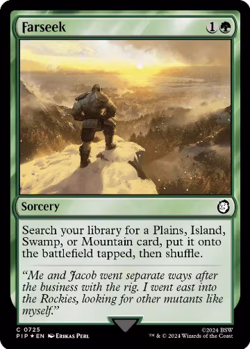 Farseek (Surge Foil) (725), Universes Beyond: Fallout — Magic card price