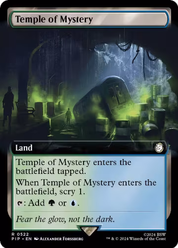 Temple of Mystery (Extended Art) (522), Universes Beyond: Fallout — Magic card price
