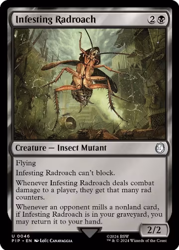 Infesting Radroach (46), Universes Beyond: Fallout — Magic card price