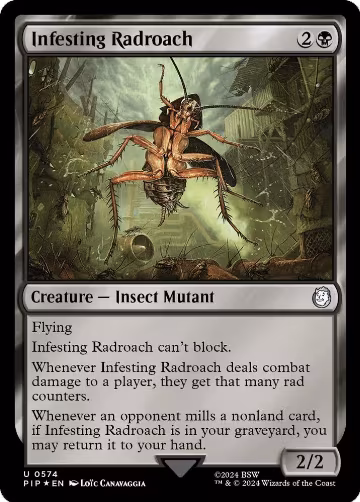 Infesting Radroach (Surge Foil) (574), Universes Beyond: Fallout — Magic card price